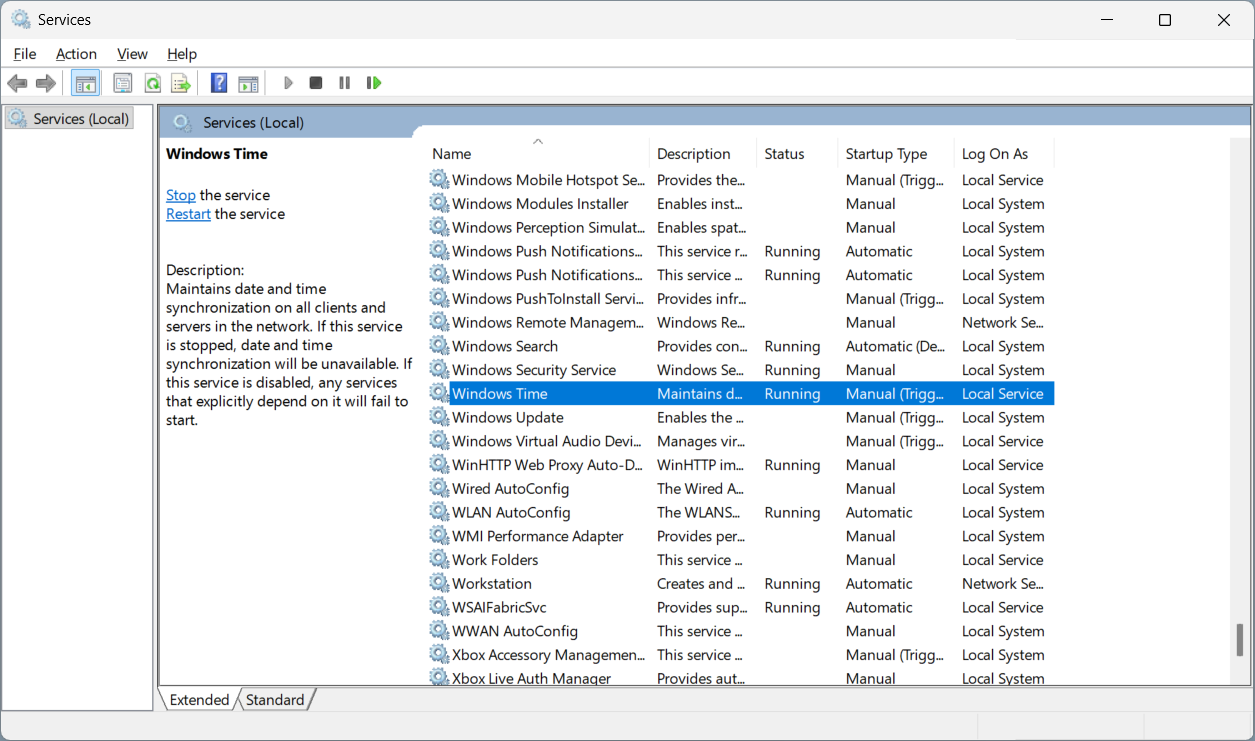 Configuring a Windows PC as an NTP Server